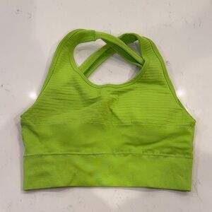 Vibrant Green Sports Bra